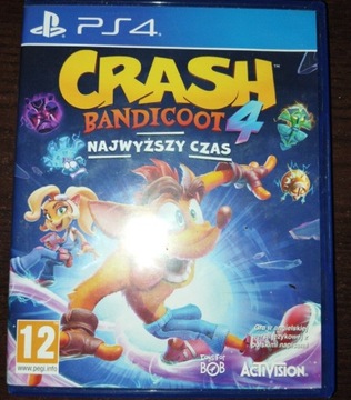 Gra PS4 Crash Bandicoot 4 najwyższy czas 
