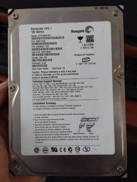 Dysk twardy Seagate 120 Gb