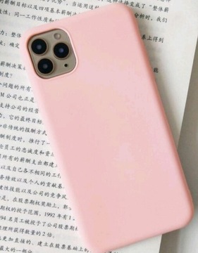 iPhone 11 case etui Apple silicone różowy oryginał