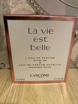 Lancome la vie est belle zestaw woda balsam 2x50ml