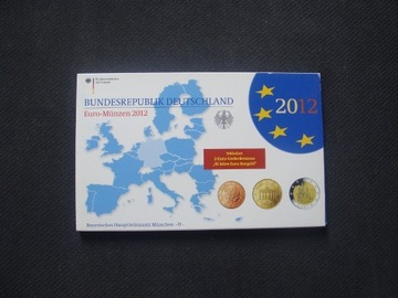 NIEMCY - Euro - Munzen 2012 D + okolicznościowe