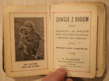 MODLITEWNIK - ZAWSZE Z BOGIEM, 1927 rok 324 STRONY