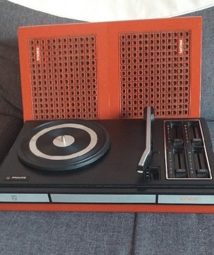 Gramofon PHILIPS 22 GF 623 lata 70 vintage 