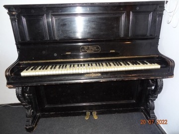 Zabytkowe pianino W.Biese 1892 ksiądz Marcinkowski