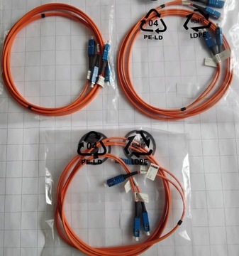 Patchcord światłowodowy duplex 1m SC-SC R&M