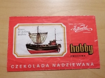 Opakowanie E. Wedel hobby kuter do połowu krabów 