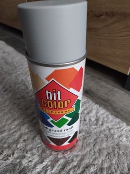 Hit color decospray lakier podkładowy szary 400ml