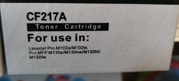 Toner do HP 17A