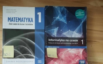 Książki 1kl liceum rozsz. matem., inform.