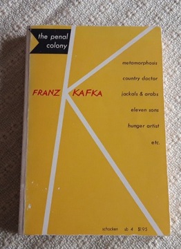 FRANZ KAFKA THE PENAL COLONY STORIES 