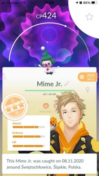 POKEMON GO - SHINY MIME JR. NO FAKE 