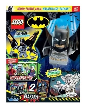 Magazyn Czasopismo LEGO Batman- 02/2022 - Batman w odlotowym wdzianku