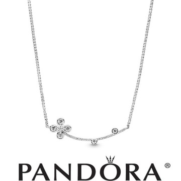 Pandora Kwiatowy naszyjnik z czterema płatkami 50