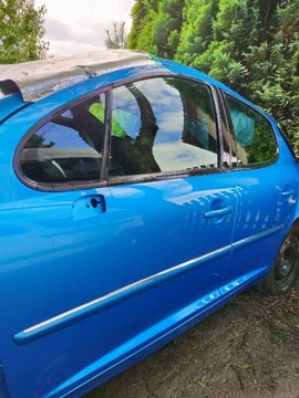 Drzwi lewe Peugeot 207 5 d.        Przednie.