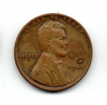 USA ONE CENT 1945 LINCOLN
