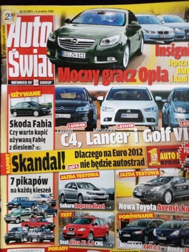 Auto Świat Gazety 2008 (2 sztuki)