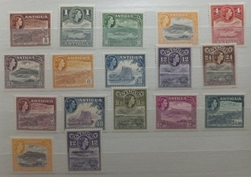 Antigua 1953-62 Elżbieta II Motywy Lokalne *