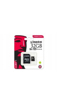 KINGSTON KARTA PAMIĘCI MICROSD CL10 32GB + ADAPTER