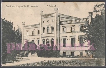 ŁAGOWICE Lagowitz Międzyrzecz  Schloss zamek pałac