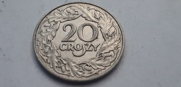 20 gr. 1923 moneta ze zdjęcia - super stan