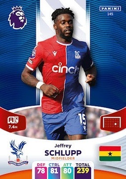 Jeffrey Schlupp 145 Karta Panini Premier League 24