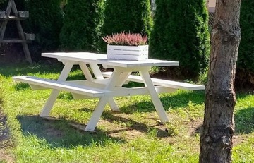 Stół piknikowy +doniczka