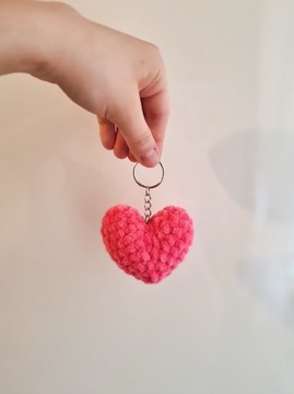 Brelok do kluczy breloczek w kształcie serca  