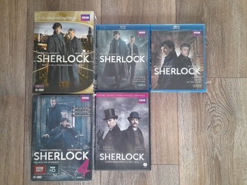 "Sherlock" serial Blu ray + DVD