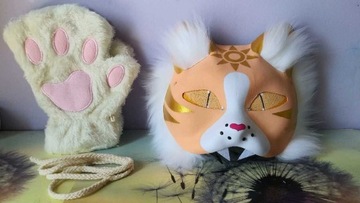 Maska kota Therian furry cat mask