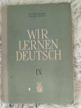 WIR LERNEN DEUTSCH IX PRL 1961 PZWS