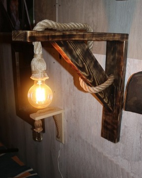 Lampa ścienna loft, vintage