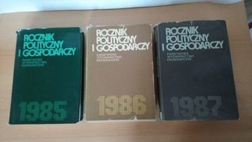 Rocznik polityczny i gospodarczy 1985, 1986, 1987