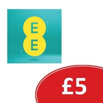Doładowanie EE 5 GBP kod Anglia UK