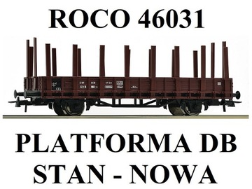 GLEDZIU KOLEJKA PIKO - WAGON PLATFORMA DB ROCO