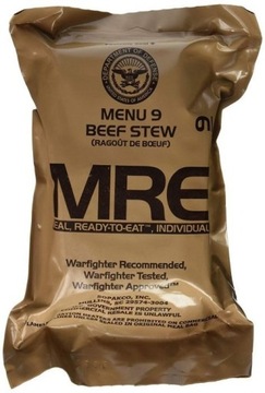 MRE USA Menu 9: BEEF STEW