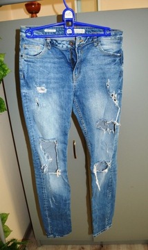 Spodnie jeansy bershka  38