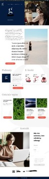 Gotowa strona internetowa ebookie ecommerce podcas