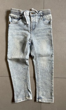 Spodnie rurki jeans elastyczne 98 NOWE