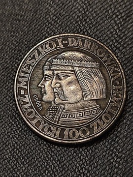 100 złotych 1960 prl mieszko Polska wykopki monet