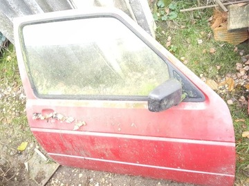 VW Golf 2 mk2 drzwi prawe czerwone 3D