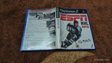 Rzadka gra Espn NHL 2k5 PS2 3xA angielska kpl