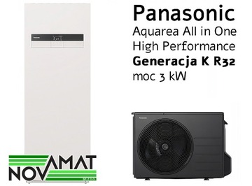 POMPA PANASONIC ALL IN ONE K 3 kW 2-STREFY MONTAŻ