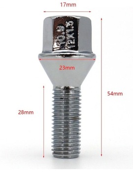 Śruba do przykręcenia koła M12x1,5