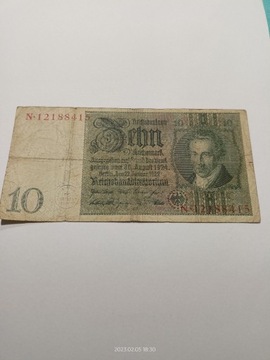 10 Reichsmarek 1924 Okazja 