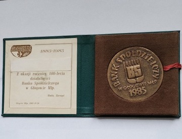 Medal 100lecia Banku Spół.Głogów Mał.k/Rzeszowa