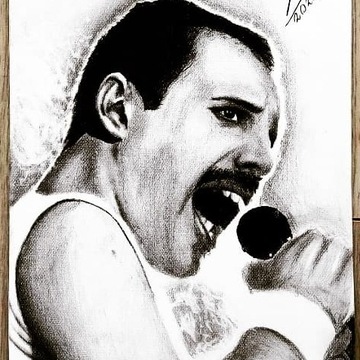 Portret "Freddie Mercury" (Queen)