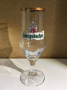 Königsbacher Pils kieliszki 0,2l do piwa pokale