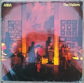 LP ABBA The Visitors 1st Finland Press EX-