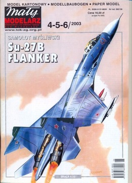 Samolot Su-27B FLANKER MM 4-5-6/2003