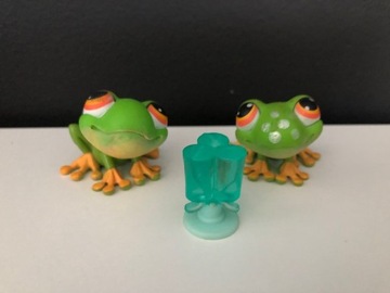 LPS Littlest Pet Shop figurki żaby 